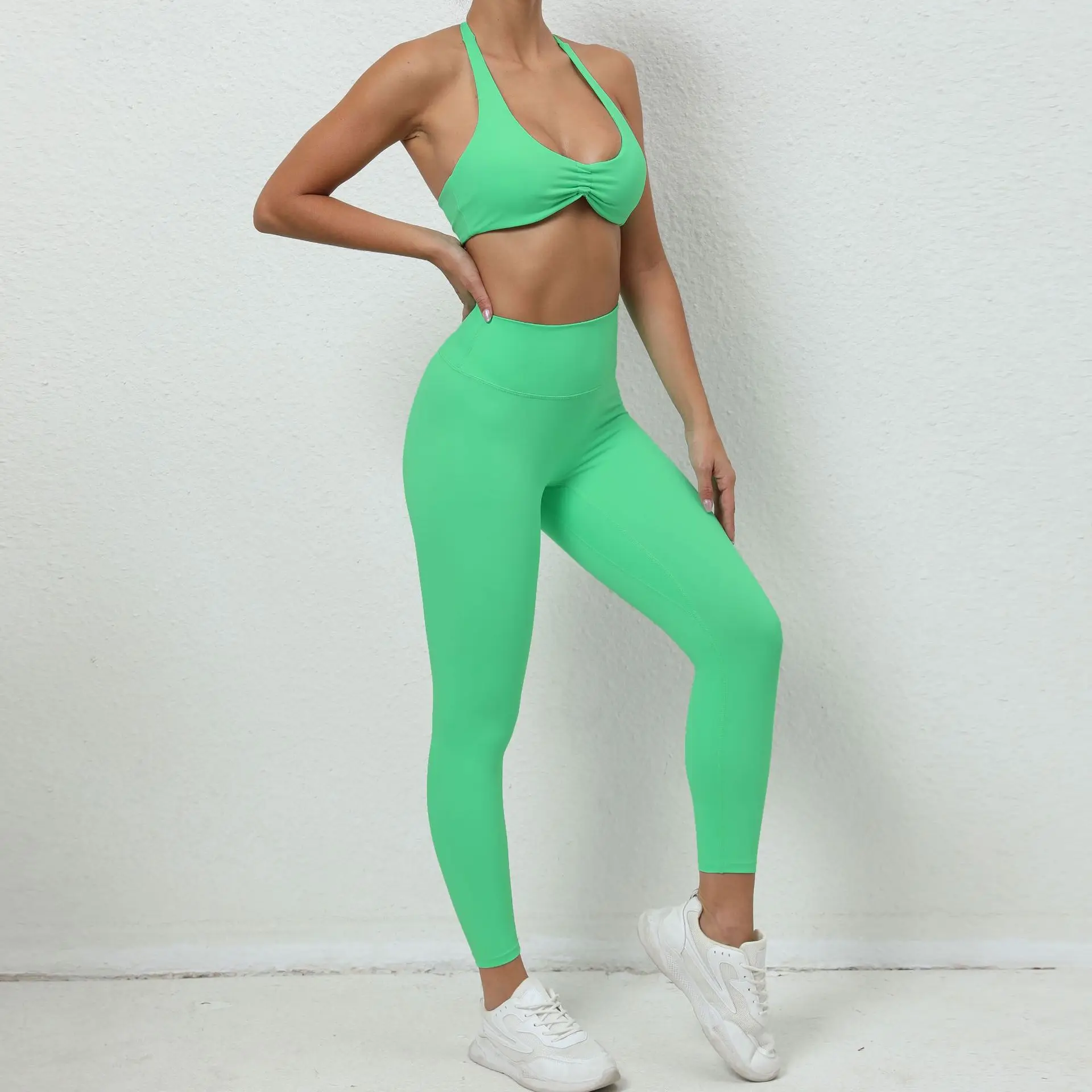 Комплект для йоги из 2 предметов Naked Feel женский спортивный бюстгальтер с лямкой на