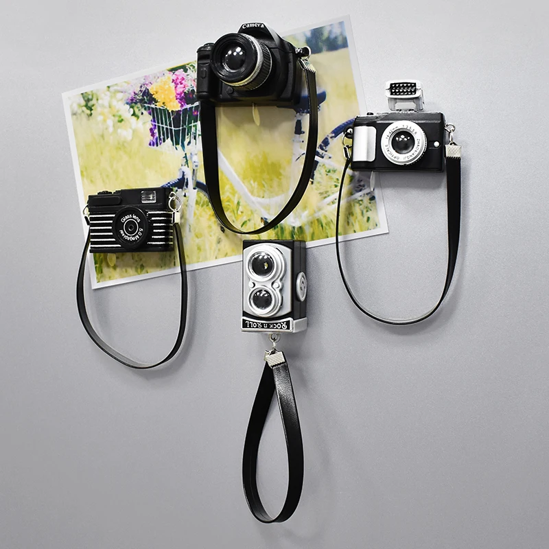 Retro Camera Refrigerator Sticker and Magnet Sticker 3d Special Creative Magnet Fridge