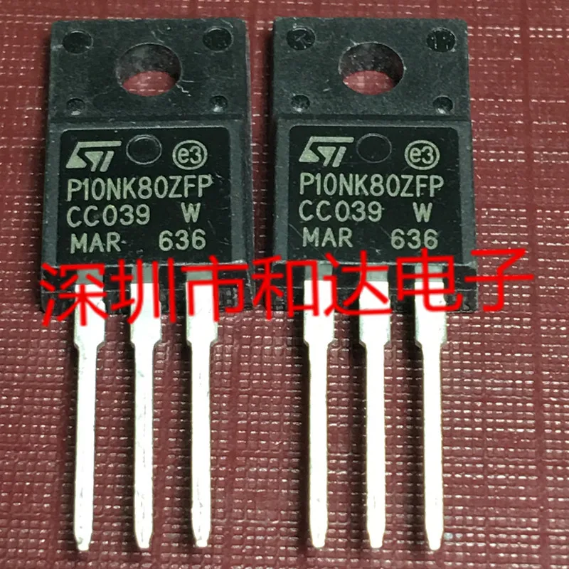 

5 шт.-10 шт. STP10NK80ZFP P10NK80ZFP оригинальная фотография, новинка в наличии