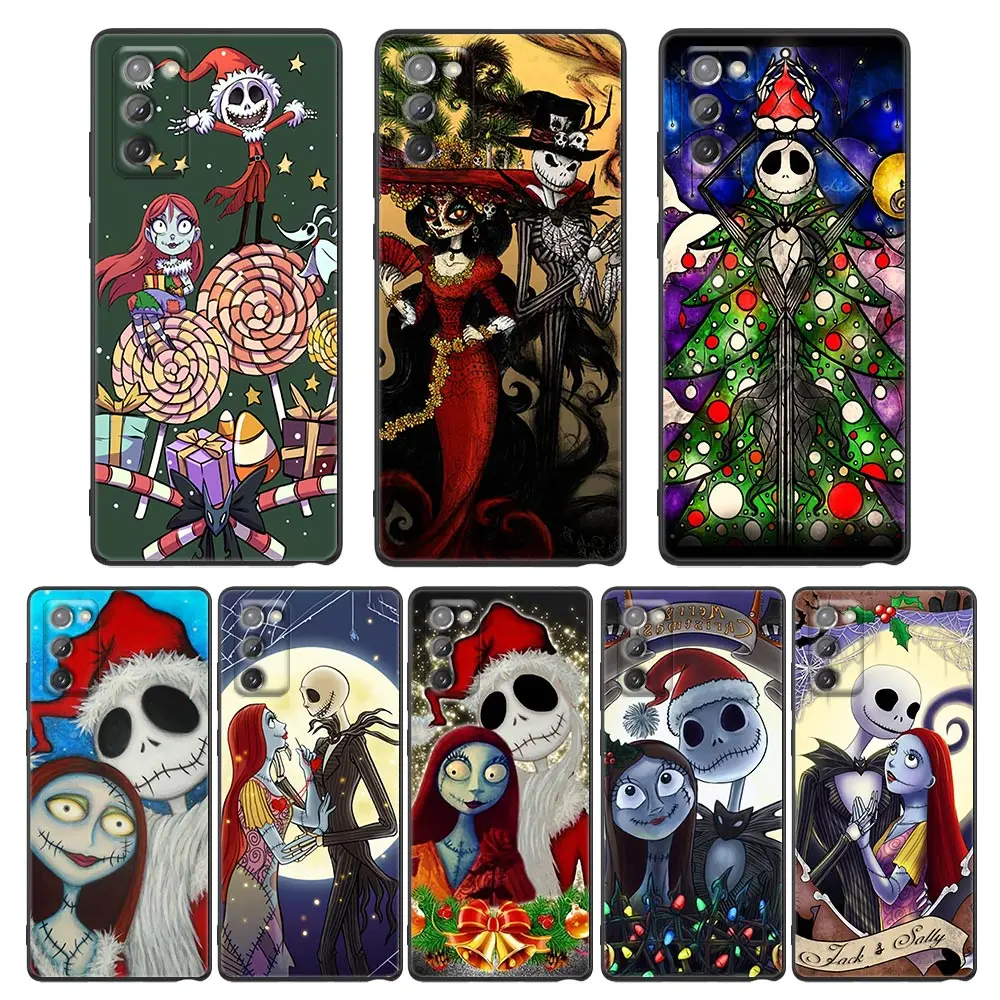 

Case For Samsung NOTE 20 10 9 Ultra Lite M62 M53 M51 M33 M31 M30S 5G 2018 J8 J7 Pro Plus Prime Case Capa Disney Jack Skellington