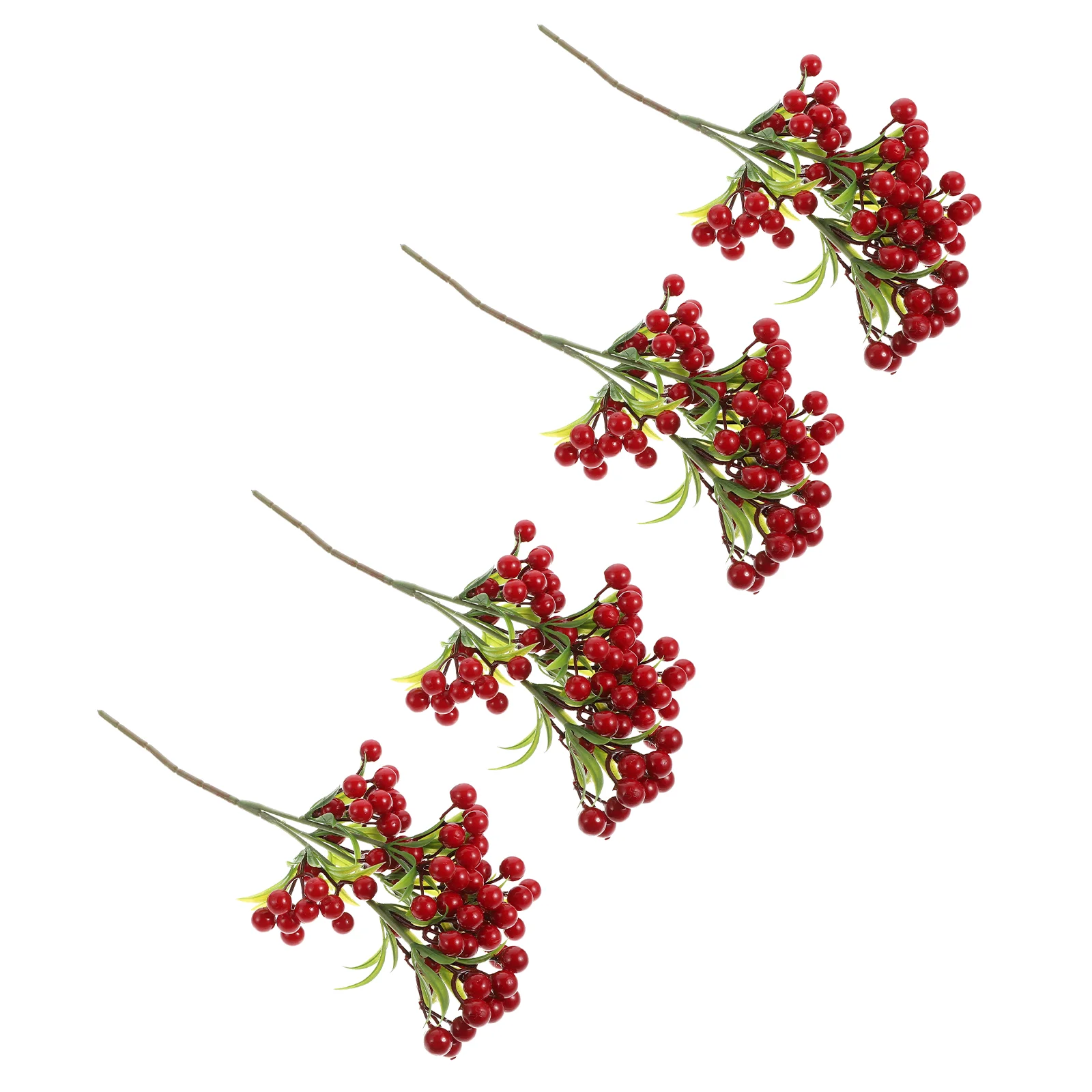 

4Pcs Xmas Branches Decors Xmas Berry Decors Berry Plants for Decor Xmas Party