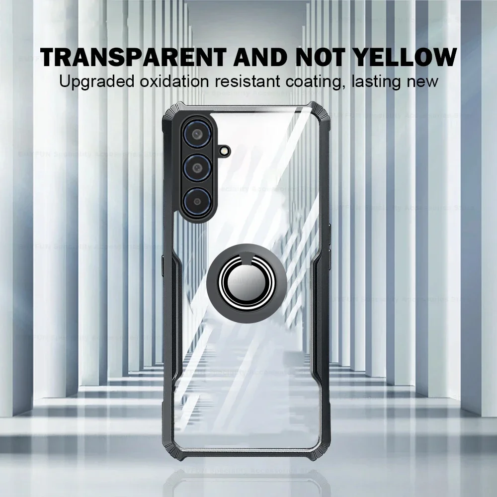 Чехол SamsungM35 прозрачный акриловый чехол из ТПУ с рамкой для Samsung Galaxy M35 M 35 6 дюйма