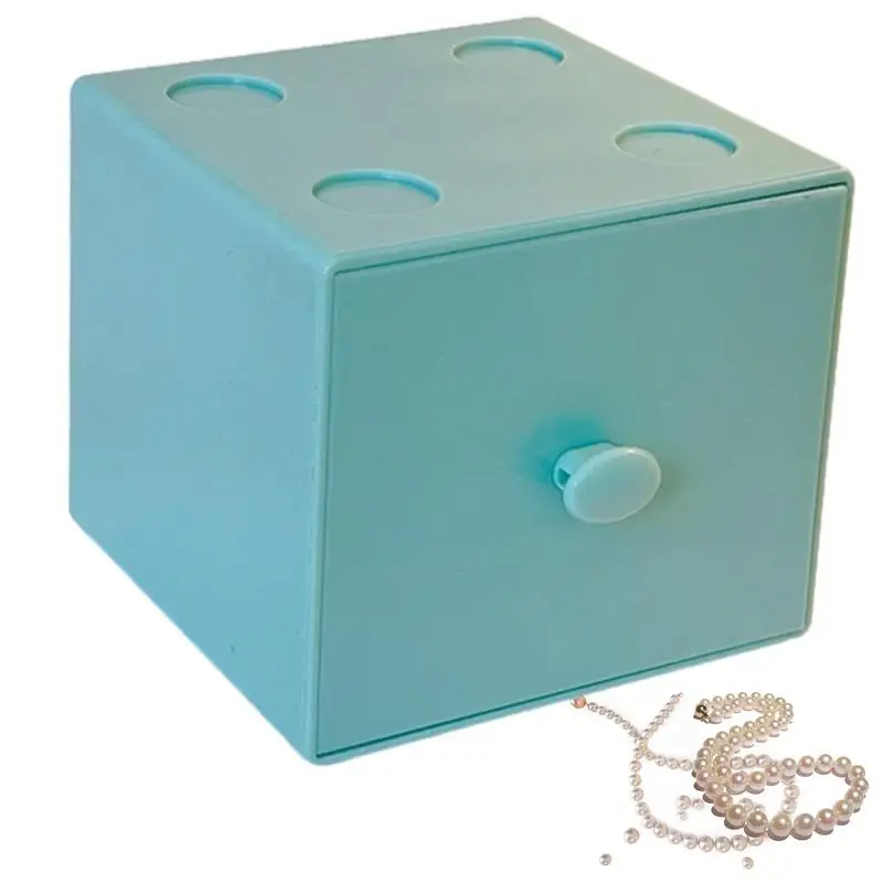 Stackable Cube Organizer Colors Macaron Jewelry Cube Box Closet Organizers And Storage Jewelry Storage Container Necklace