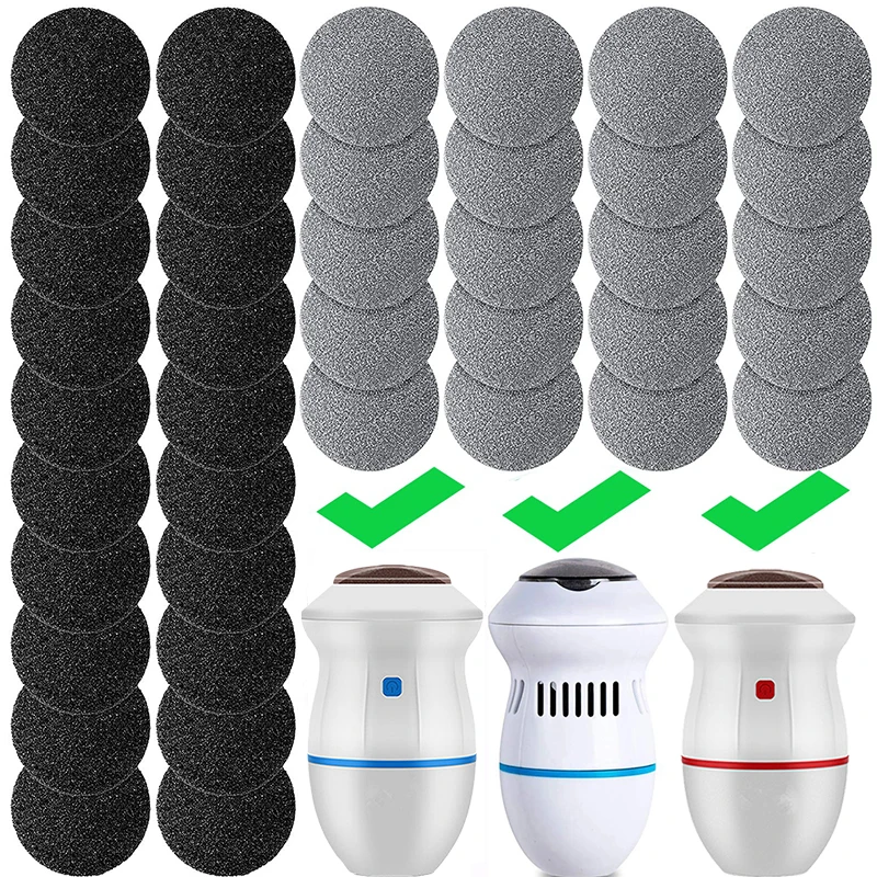 

20Pcs/Set Electric Foot Grinder Portable File For Heels Vacuum Callus Remover Foot Care For Hard Cracked Pedicure For Tools Feet