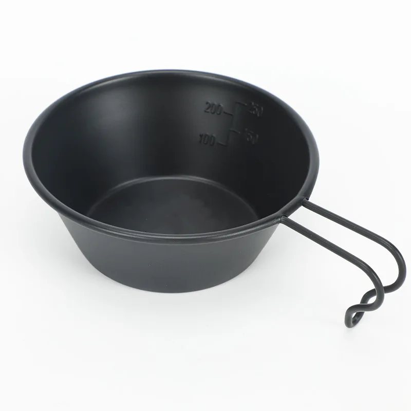 

304 Stainless Steel Snow Bowl Picnic Camping Dinnerware Portable Camping Snow Cup Picnic Outdoor Snow Bowl Stackable Storage