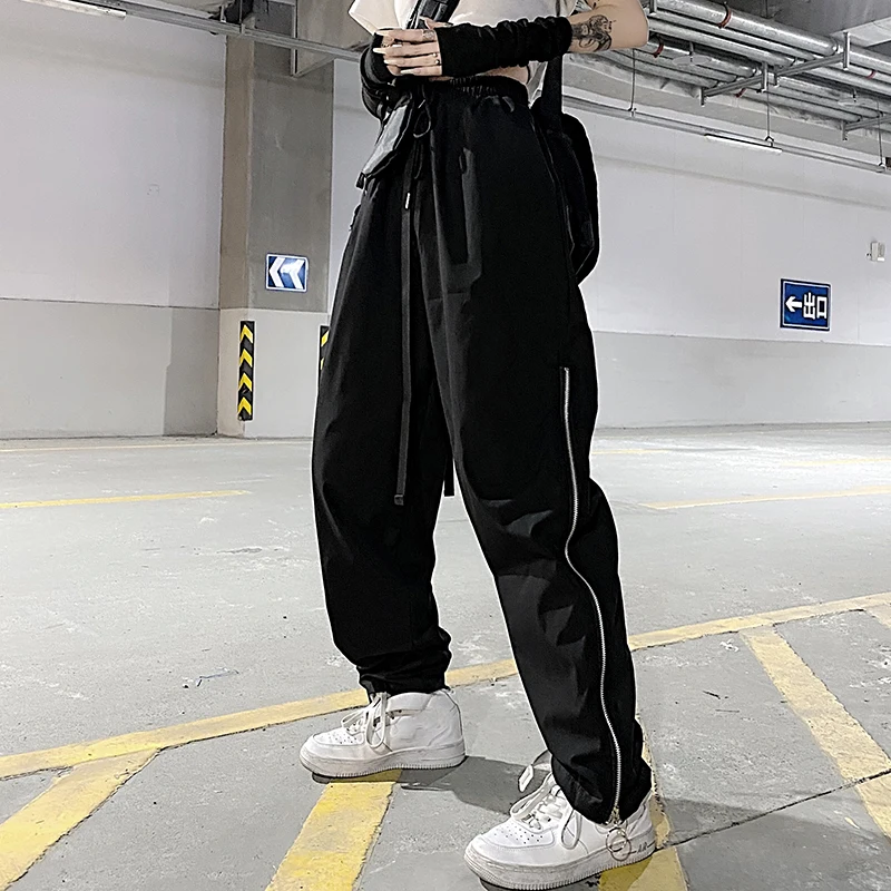2022 Fashion Casual New Autumn Wide Leg Pants For Men Women High Street Loose Wide Leg Pants Casual Striped three-bar sweatpants