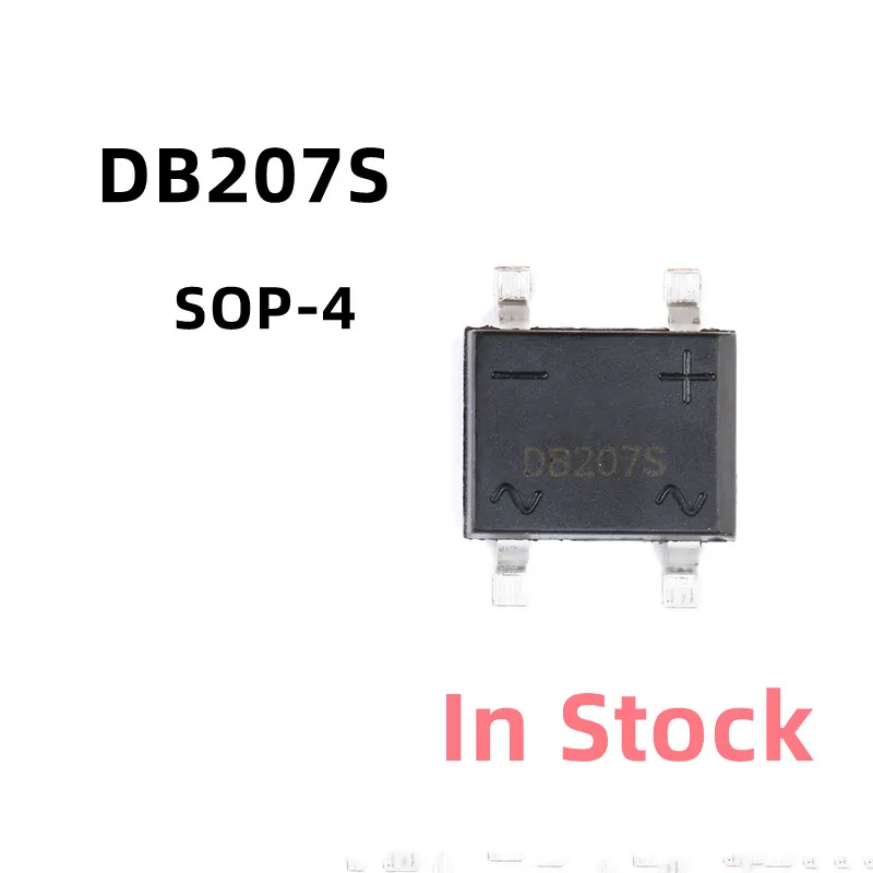 

10 шт./лот DB207S SOP-4 стык моста 2 а 1000 В выпрямительный мост