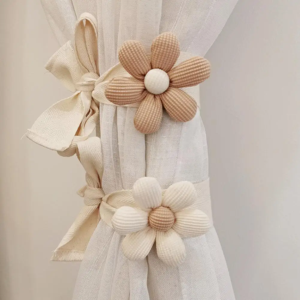 

Practical Curtain Holder Multifunctional 2 Colors Nordic Style Home Curtain Tiebacks Reusable Curtain Straps Bedroom Supplies