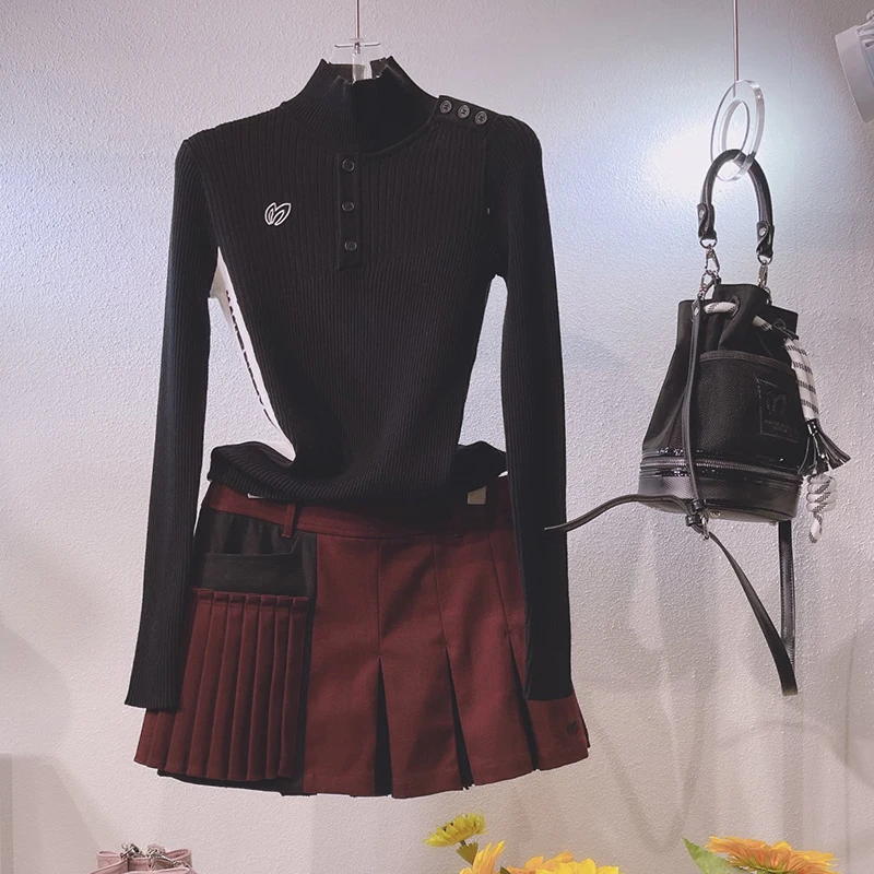 

[Скидка] женский свитер с длинным рукавом, Влагоотводящая спортивная рубашка-поло для гольфа, топы