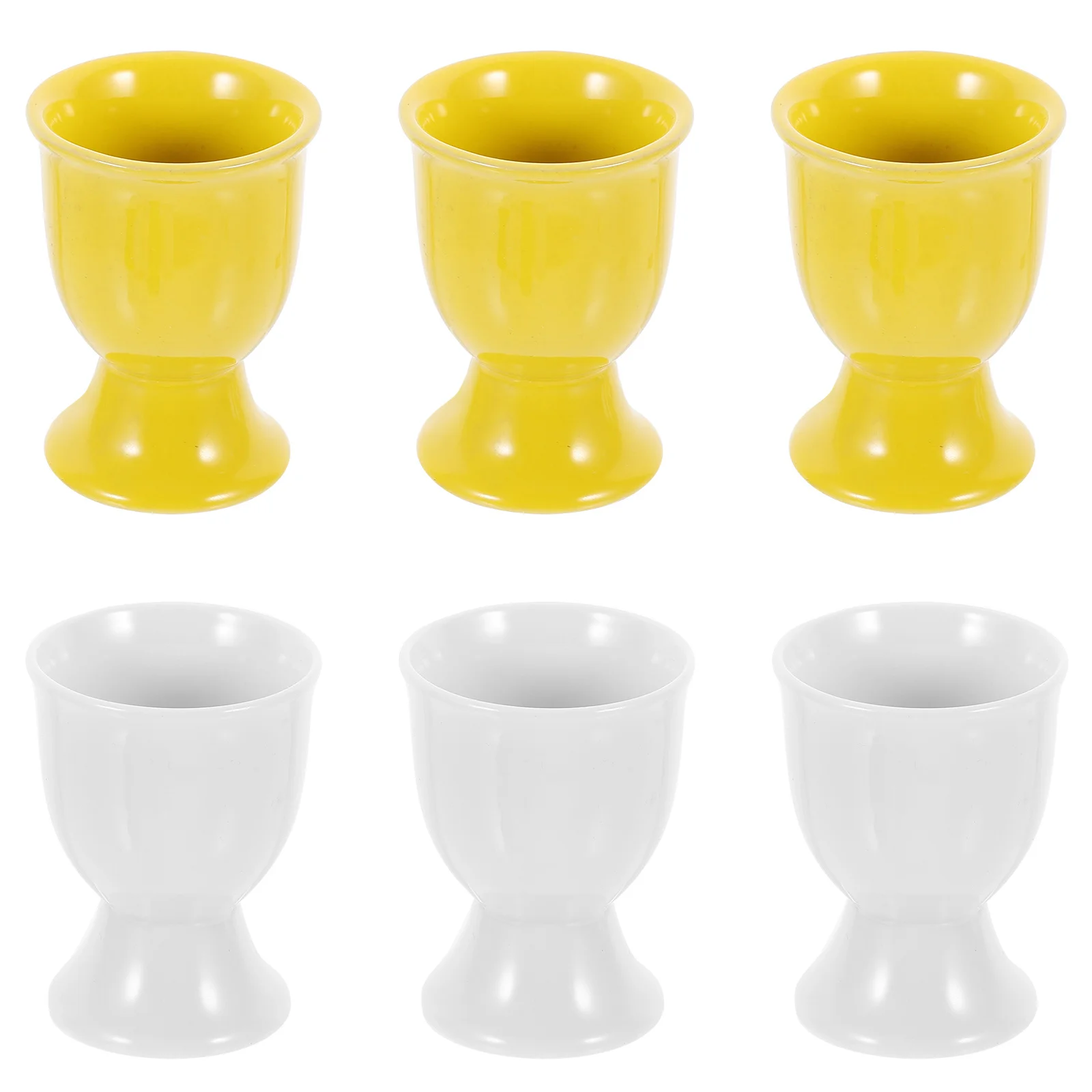 

6pcs Modern Breakfast Egg Cup Boiled Egg Holder for Breakfast Home Dinning