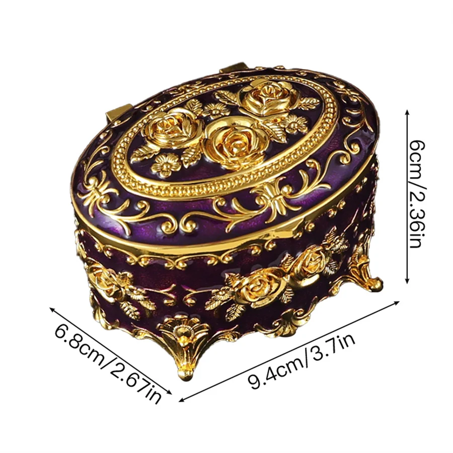 

Европейская овальная шкатулка для украшений