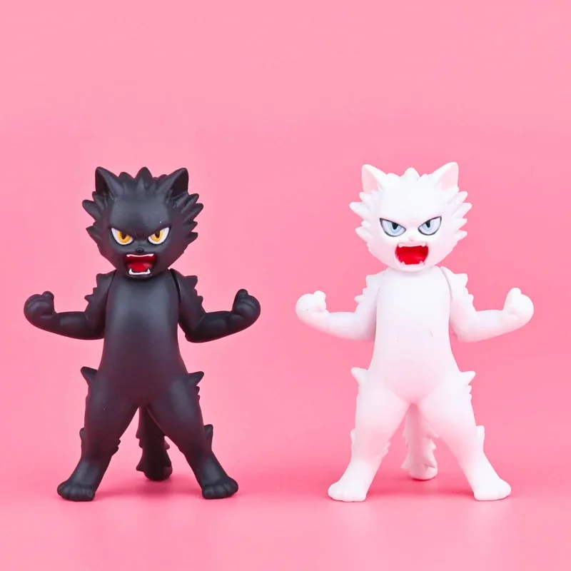 Аниме Super Saiyan Cat Рисунок-Qualia Power Cats Слепая Коробка Коллекционное Украшение Стола