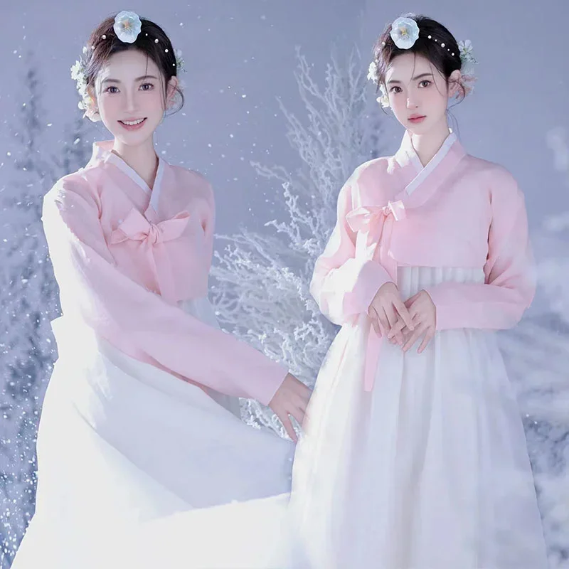 Традиционный костюм 한дворца корейский стиль для женщин элегантное роскошное