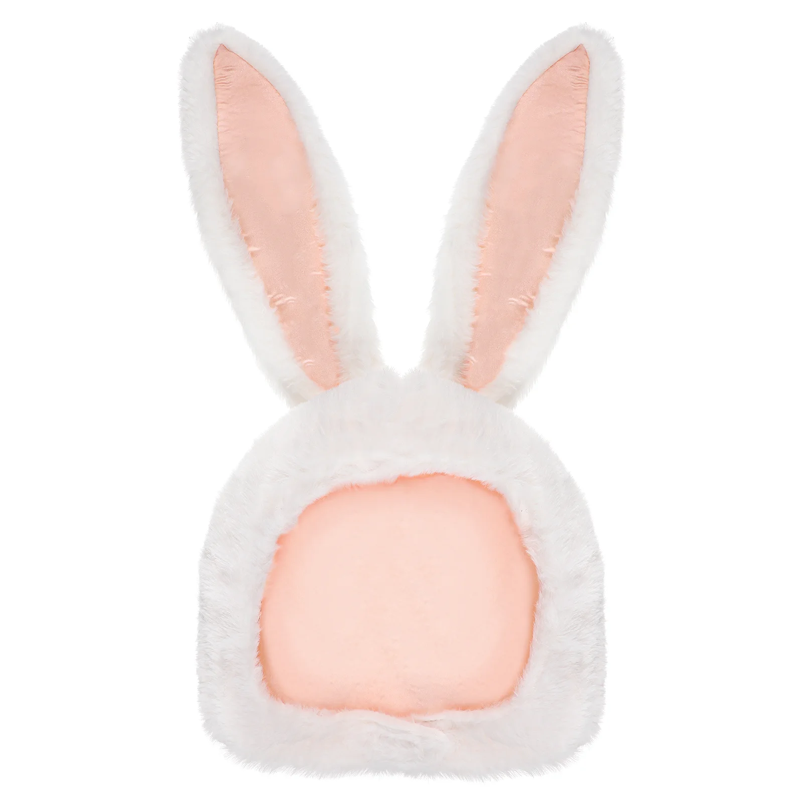 

Easter Bunny Hat Plush Rabbit Hat with 3D Ears Headgear Funny Photo Prop Party Cosplay Costume Headwear Moving
