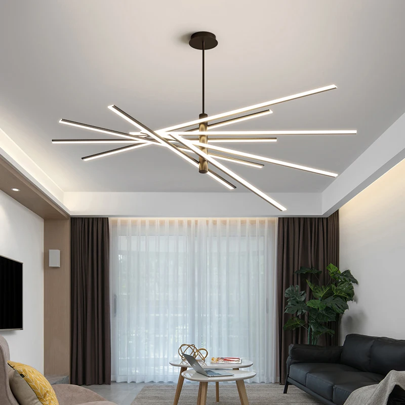 Купи Living room chandelier 2022 new main lamp modern minimalist atmosphere Nordic light luxury bedroom restaurant lighting за 5,616 рублей в магазине AliExpress