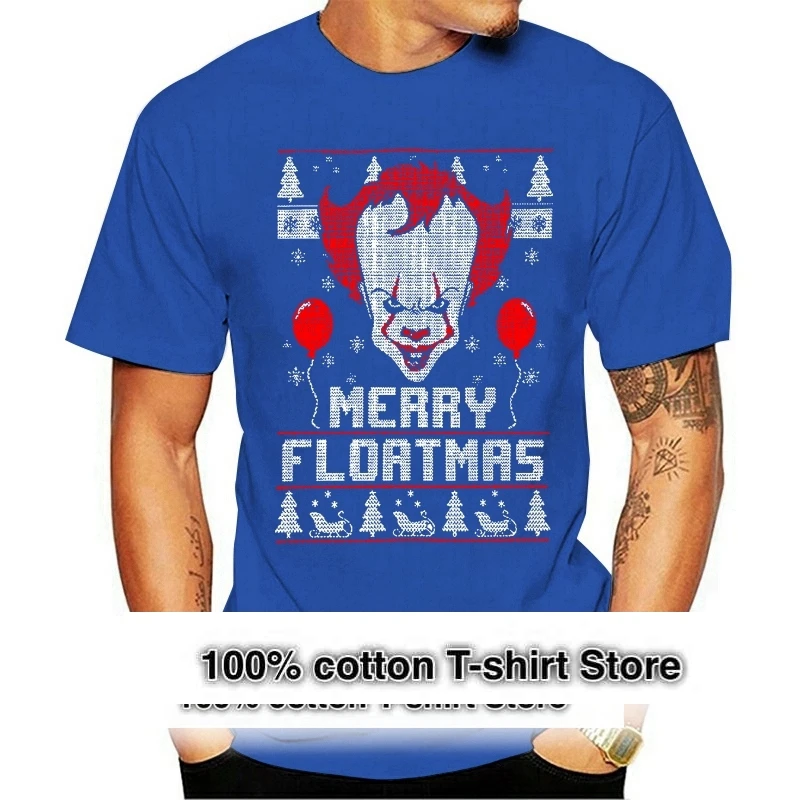 Merry Floatmas Parody T Shirt Xmas Clown It Ugly Christamas Mens Tee