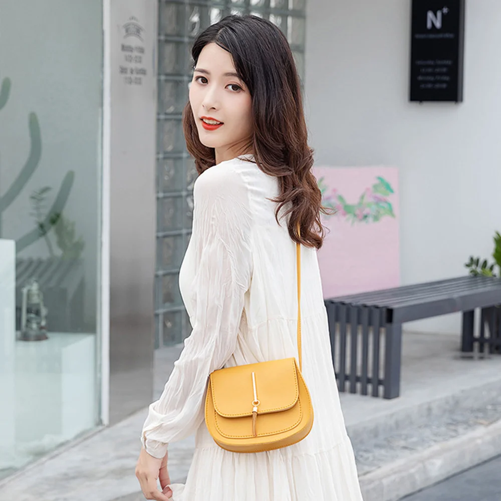 Women'S Summer Shoulder Bag Pu Leather Ladies Messenger Bag Female Pure Color Small Square Bag Bags 2023 Handbags