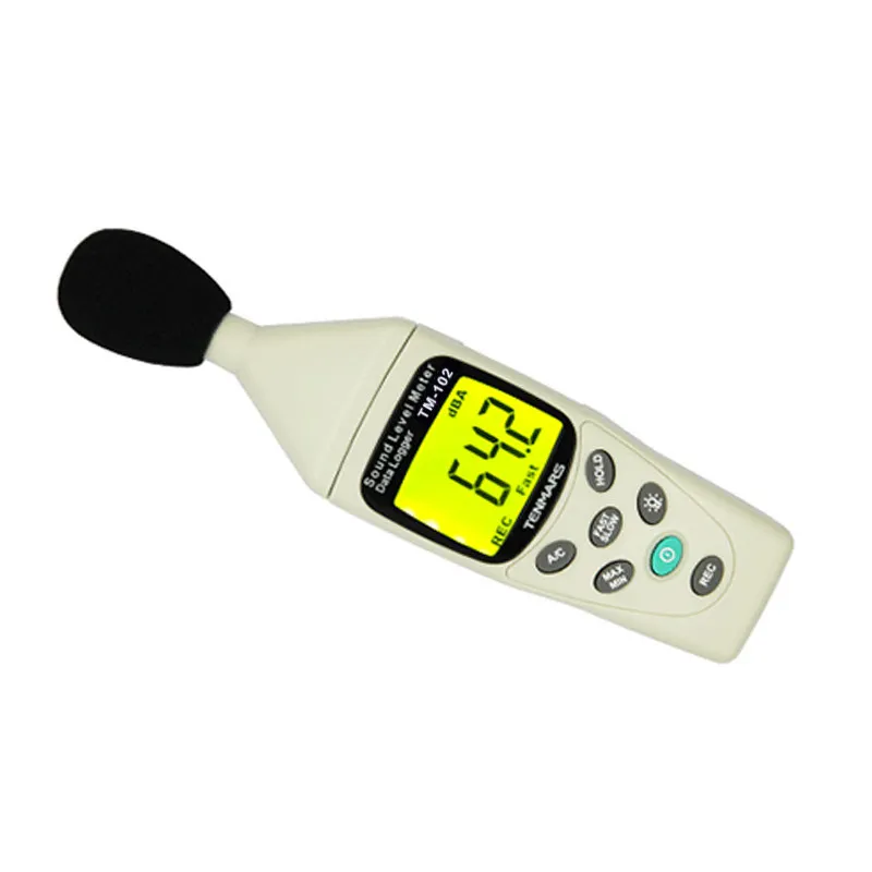 

TM-102 Digital Sound Level Tester Noise Meter with IEC 61672, Type II 30~130dB