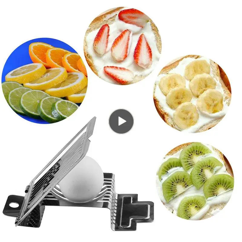 

Multifunctional Household Egg Product Divider Luncheon Meat Egg Cutter Stainless Steel Fruit Slicer Kitchen Tools And Gadgets