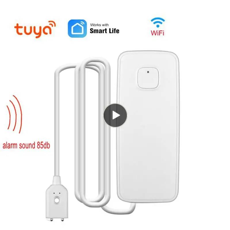

Mini Wifi Water Leakage Sensor Flood Alert Overflow Detector Wireless Tuya Smart Independent Leak Alarm Home Security System