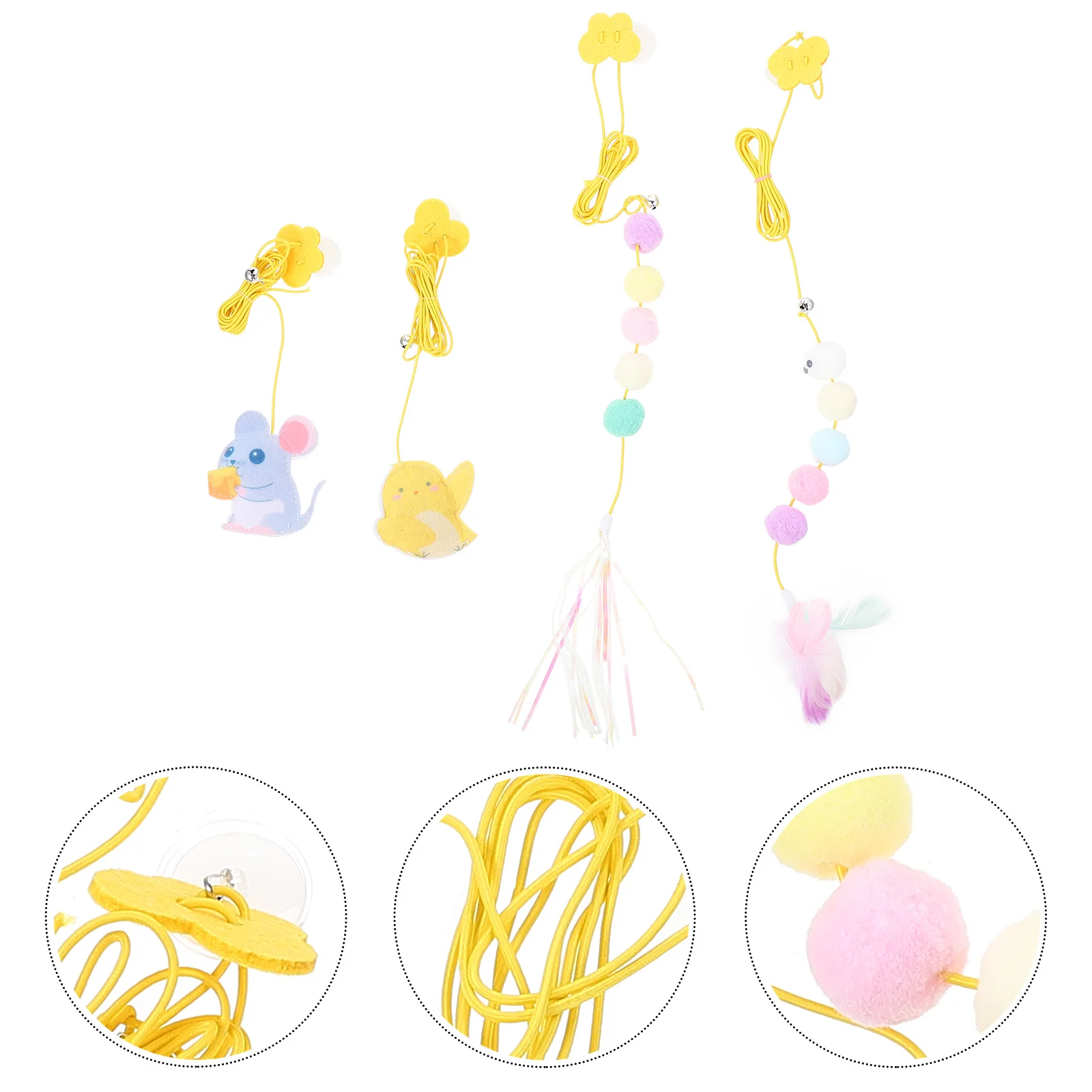 

Игрушки для кошек и котят, подвесная дверь, игрушечная палочка для домашних животных, веревка для дразнивания, товары для упражнений, Прорез...