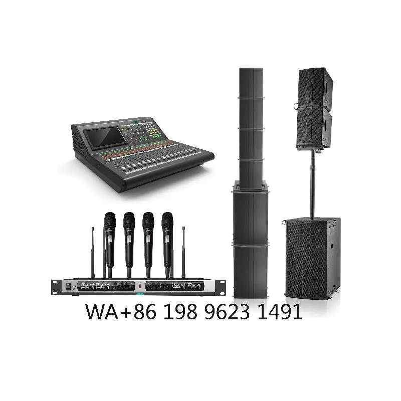 Фото Профессиональная акустическая система DSP Line Array с высококачественным звуком для живых выступлений на сцене №1