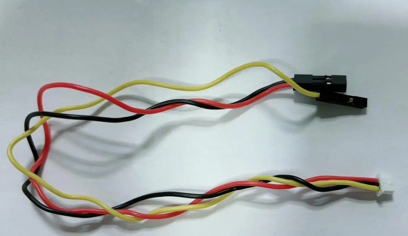 3-контактный силиконовый кабель питания и сигнальный провод для камеры Foxeer Runcam/VTX