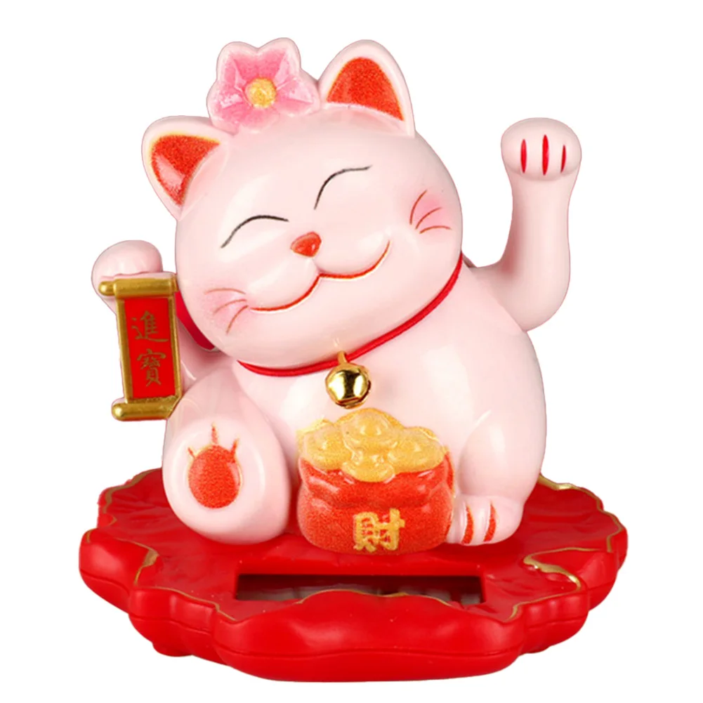 1 шт. солнечные украшения Lucky Cat светочувствительные с большим питанием