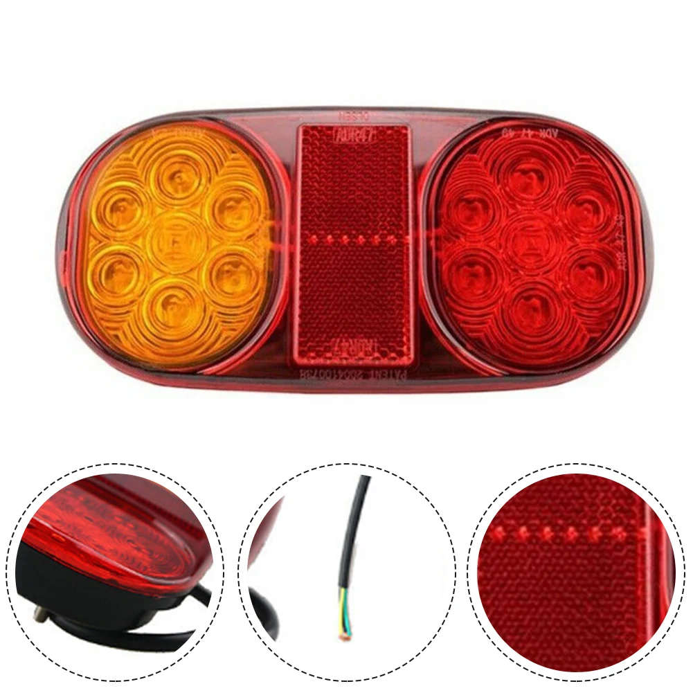 

Marker Light Side Light Waterproof Yellow Light 12V 12V-24V 3000k ABS+PC For Cars LED Stop Indicator Light Convenient