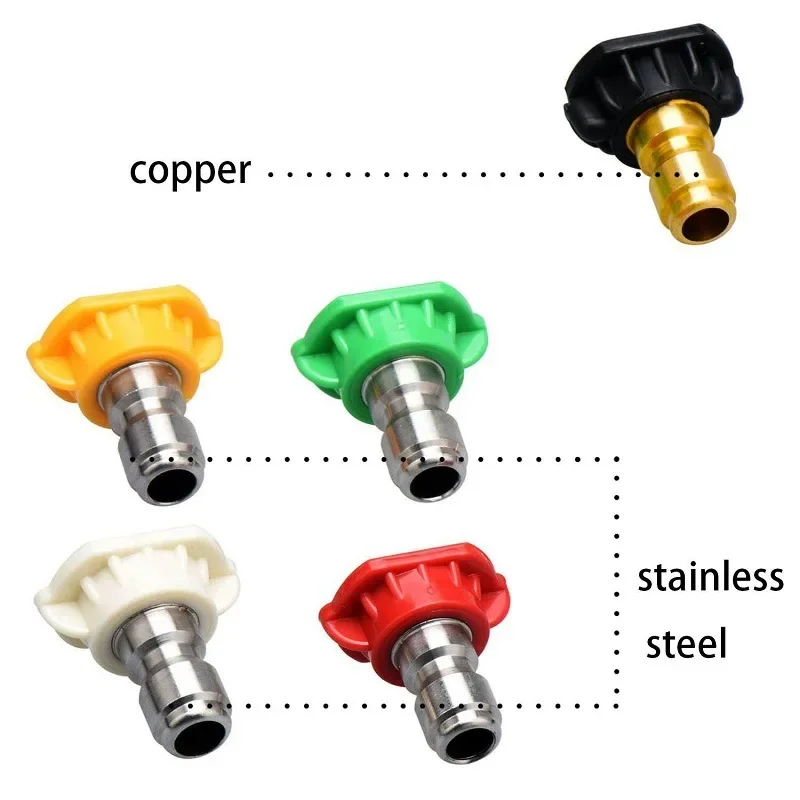 

Разъем водяного пистолета для автомойки высокого давления, быстроразъемный адаптер для мойки 1/4, аксессуары для чистящей машины Karcher K2-K7