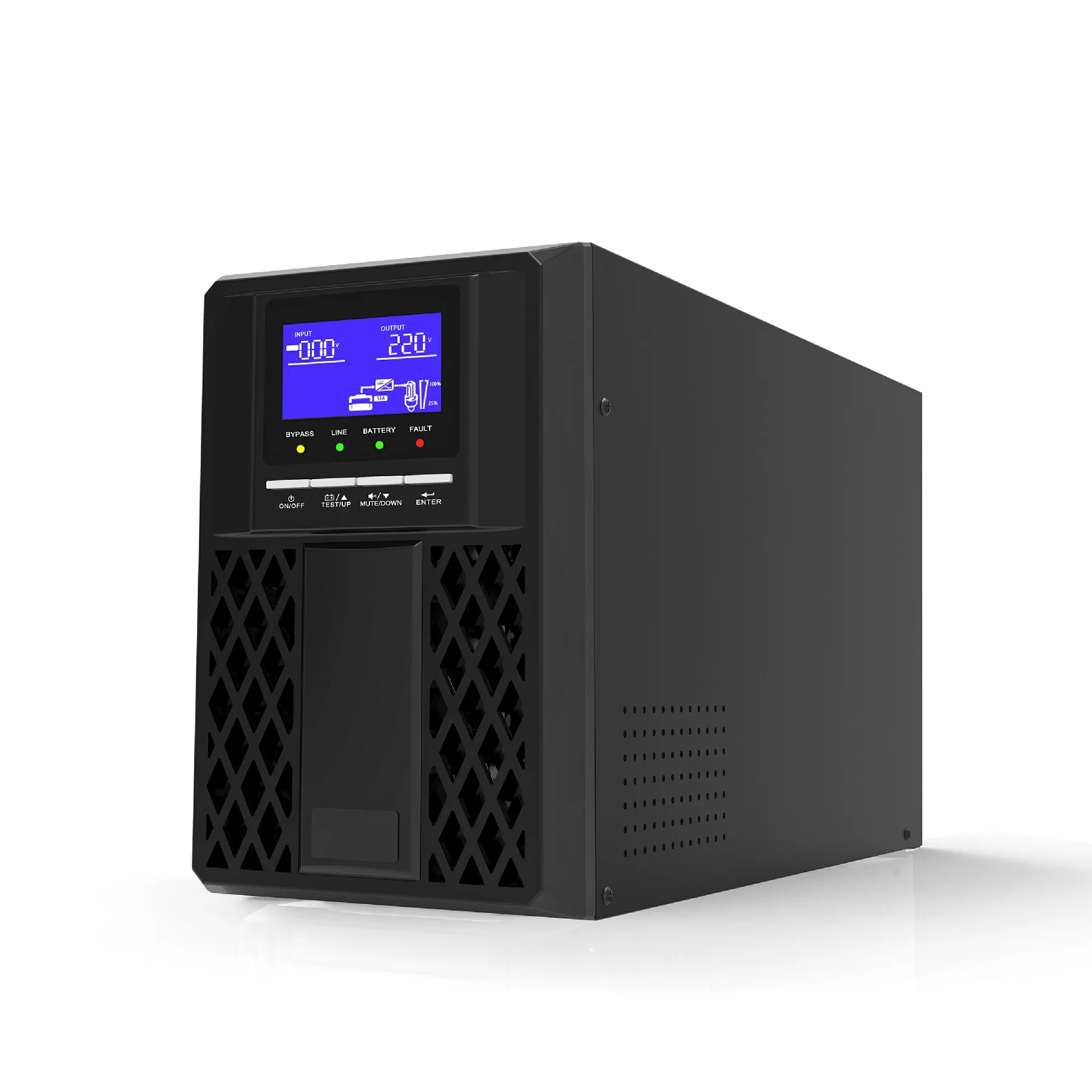 

Single phase online ups 1kva 900w with 2*7ah lead acid battery for smart equipment