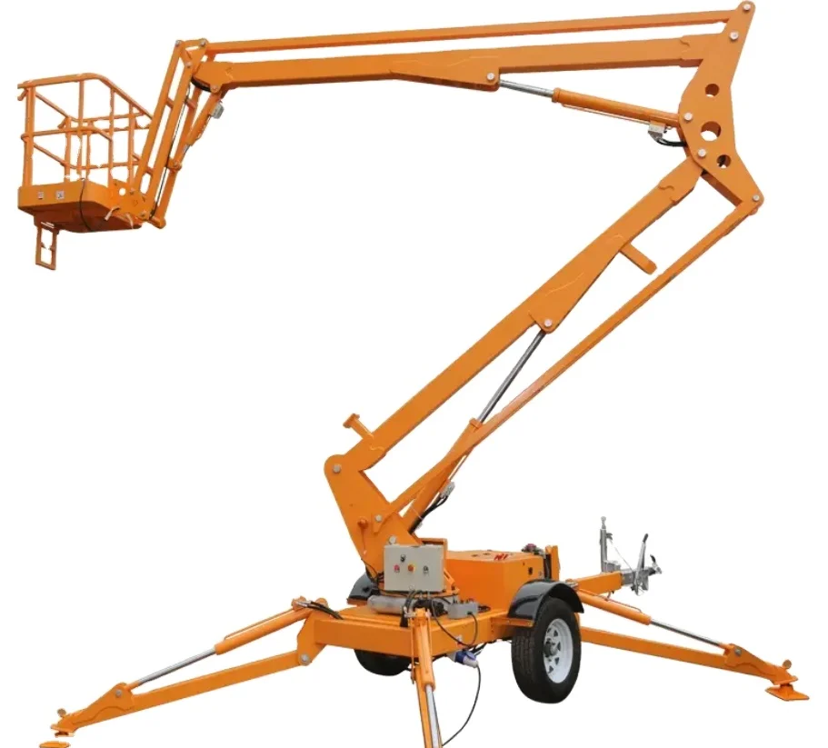 

Mobile Portable Aluminum Cherry Picker 22m Four-wheel Dive Lift Table Electric Aerial Cheap Price