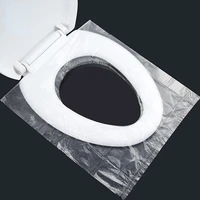 50pcs disposable toilet seat cover mat portable 100 waterproof safety toilet seat pad travelcamping bathroom accessiories