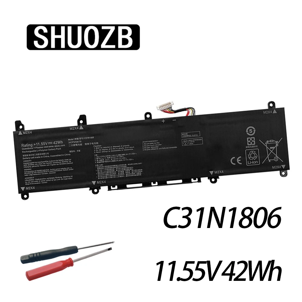 

C31N1806 Laptop Battery For Asus VivoBook S13 S330FA-EY001T S330UA S330UN-EY011 S330FN-EY032T S330UN X330UA ADOL13F K330FN New