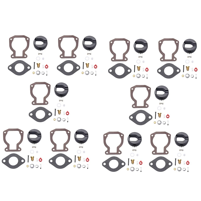 

10X Carburetor Repair Kit With FLOAT 4-15 PS For Johnson Evinrude 398453 Repair