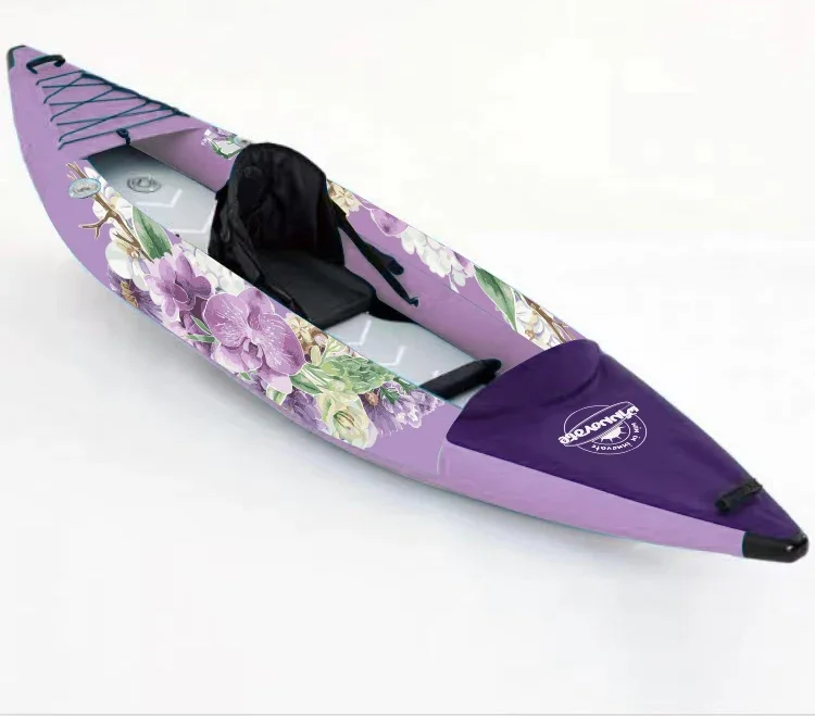 Новый легкий складной надувной каяк из ПВХ для дрифта на открытом воздухе