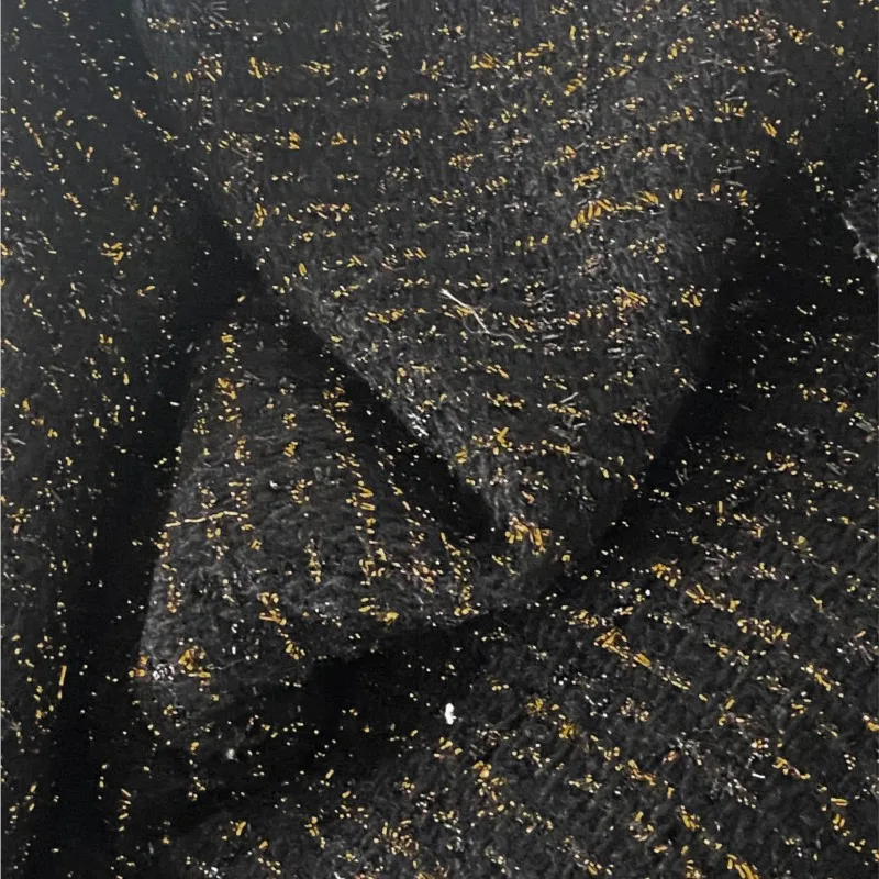 Твидовая ткань с металлическим блеском 100x150 см