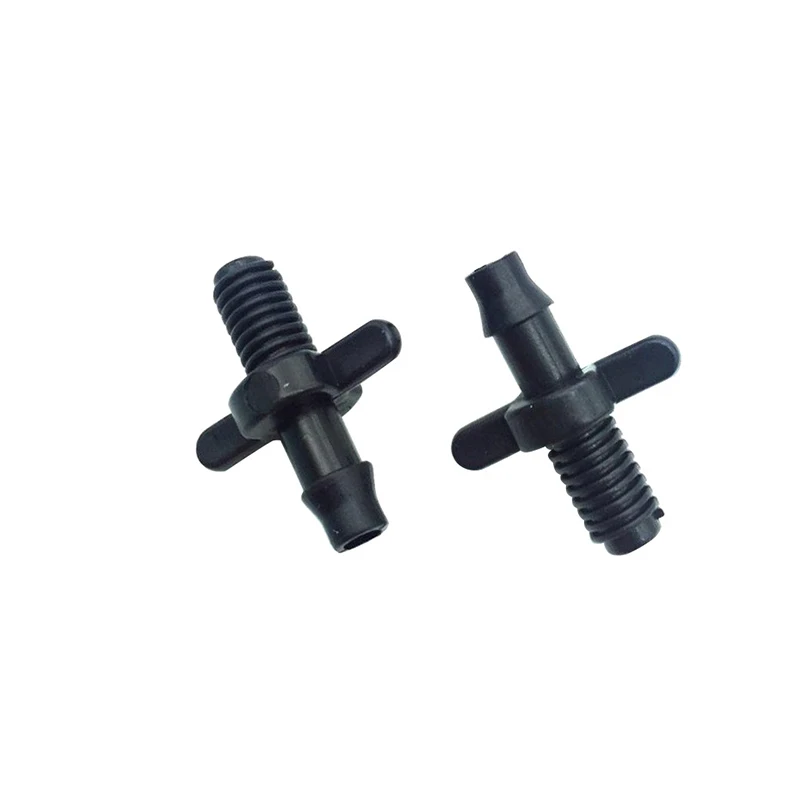 

Barbed Straight Connector with Threaded Garden Hose Fittings Agriculture Irrigation Garden Pipe Connectors 50 PCs Garden Hose