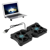 octopus portable folding radiator usb dual fan non slip protective pads practical laptop cooling pad for notebook computer