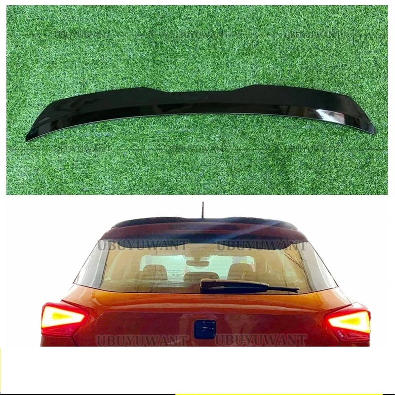

Mini Spoiler For SEAT Ibiza MK5 6F Spoiler Extension Lip 2017 2018 2019 2020 2021 Carbon Look ABS Car Trunk REAR Roof WING