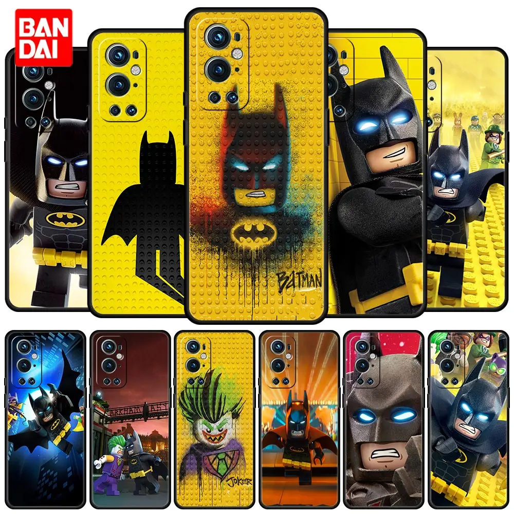 

Cover Case for Case for Oneplus 9 10 Pro 8 8T 9R Nord 2 N100 N10 CE N200 5G Full Japan Style Coque Cell Superhero Batman Logo