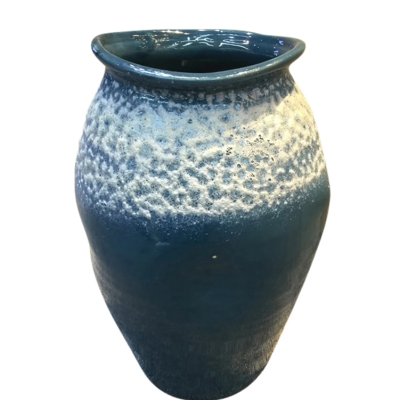 

Sagebrook Home Gunmetal/Blue Ombre Vase