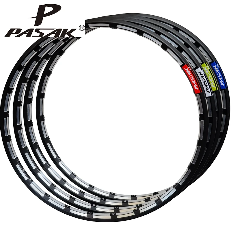 

PASAK HB09 MTB Mountain Bike Wheels 26/27.5inch Three-sided CNC Rim Double Layer 25mm Alloy Disc Brake Wheel 24 Holes Rims