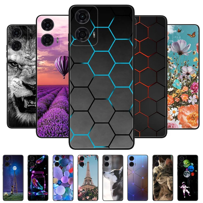 Мягкий силиконовый противоударный чехол для Moto G34 5G милая задняя крышка Motorola G 34