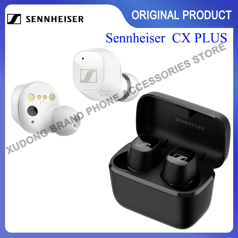 

Original Sennheiser CX Plus True Wireless Bluetooth Earphones In-Ear Headphones Sport Headset Noise Reduction Stereo Bass Earbud