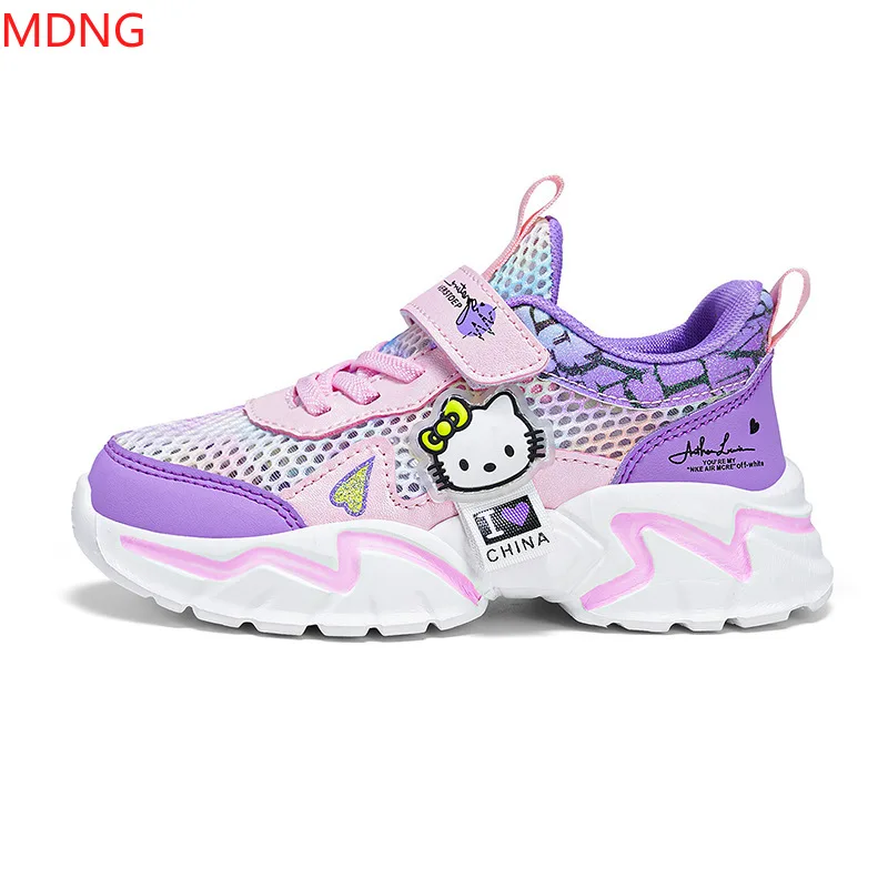 

Girls' Shoes Spring /summer 2022 New Single Mesh Hollow Out Girls' Sports Shoes Children's Mesh Casual Shoes Chunky Sneakers