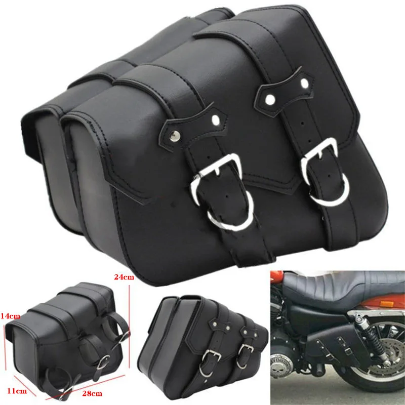 

Motorcycle Saddlebag Bags Side Tool Bags for Street 750 Iron 883 Waterproof Synthetic Leather Storage Bag