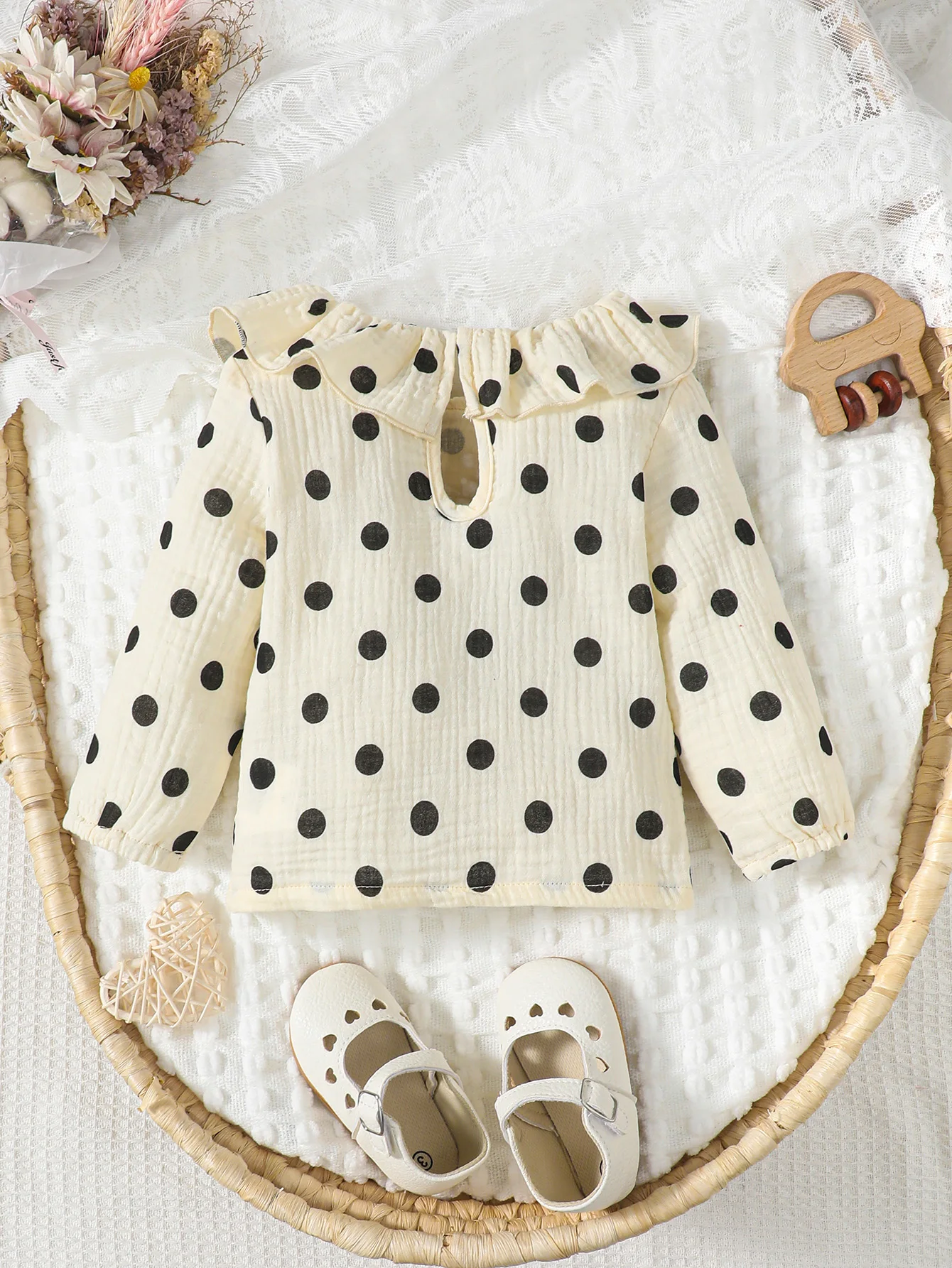 Модная футбольная юбка в горошек для девочек с длинными рукавами и универсальным