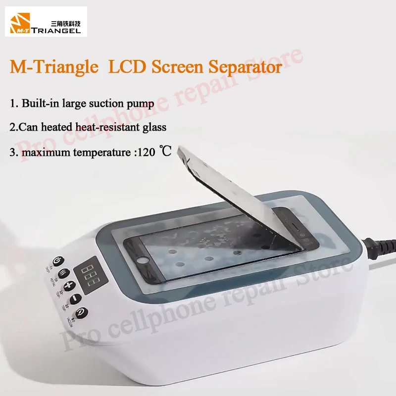 M-Triangle CP-109 Separating Tool Glass Heating Platform 7 Inch Large Suction Phone Repairing Machine LCD Screen Separator