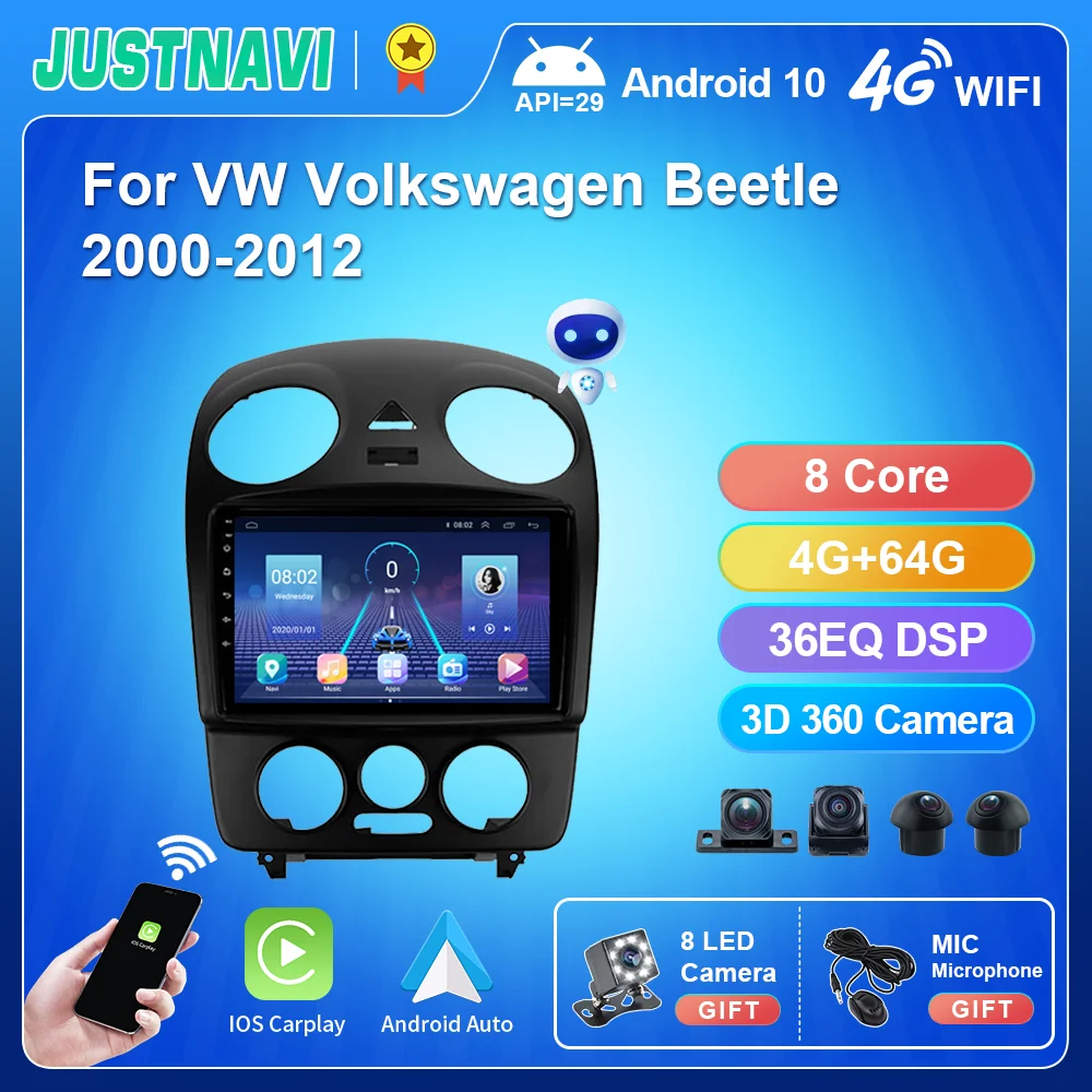 

JUSTNAVI Android 10 умный автомобильный радиоприемник видео плеер Vedio для Toyota Mark II JZX110 Verossa 2000-2007 Авто BT Мультимедиа GPS стерео